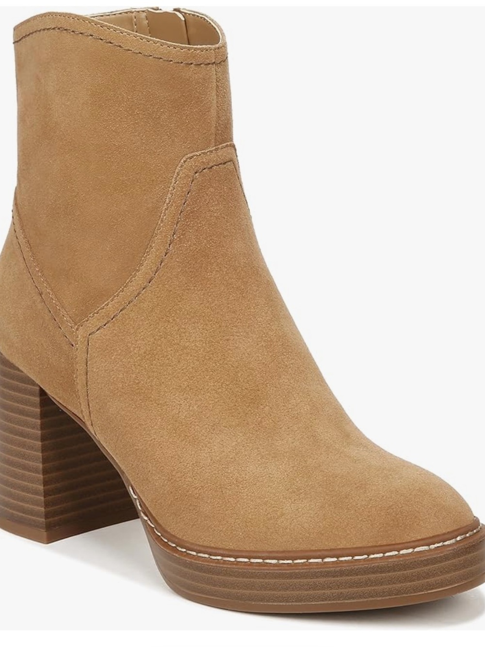 Naturalizer Women's Orlean Platform Ankle Boot Suede NWOT Size 8